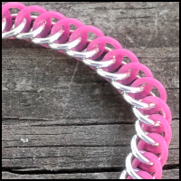 Rubber Half-Persian 3-in-1 Bracelet - Pink