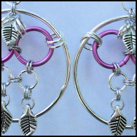 Leaf Web Earrings