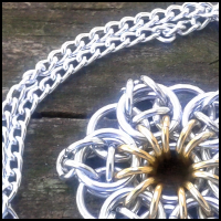 Celtic Star Pendant - Light Gold