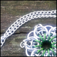 Celtic Star Pendant - Green