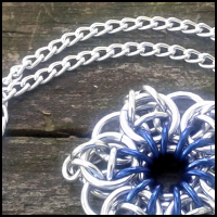 Celtic Star Pendant - Blue